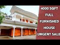 16.5 സെന്റ് 4000 sqft 5 bhk full furnished house for sale | in ernakulam aluva