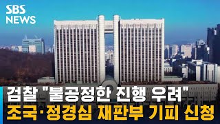 검찰, 조국 · 정경심 재판부 기피 신청 / SBS