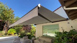 Beautiful retractable awning