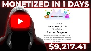 HOW WE GOT Monetized in 24 HOURS | EASY COPY & PASTE METHOD