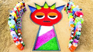 How To Make Rainbow Christmas Tree With Orbeez Big Fanta 7up Pepsi Coca