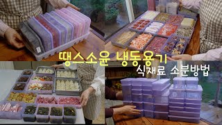 땡스소윤 냉동용기 2차 공동구매 OPEN | 식재료 소분방법