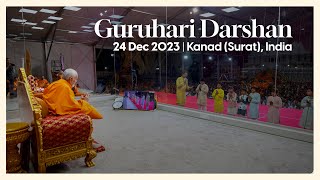 Guruhari Darshan, 24 Dec 2023, Kanad, Surat, India