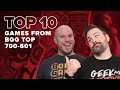 Top 10 Games from BGG Top 700-601 - BGG Top 10 w/ The Brothers Murph