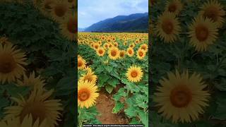 China's amazing technique of making sunflower flowers 😯 #agriculture