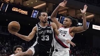 Portland Trail Blazers vs San Antonio Spurs - Full Game Highlights | April 6, 2023 | NBA Season