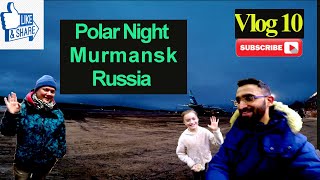 Polar Night Murmansk Russia, Evro Hostel  |Vlog 10| Indian Backpackers Traveling Murmansk