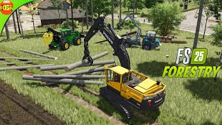 Testing New Forestry Machines in Farming Simulator 25! Fs25 Gameplay