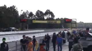 Badass 67 Camaro drag car runs 6.95 foot-braking and spinning!