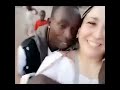 patapaa and his german girlfriend sharing some snapshot romance.