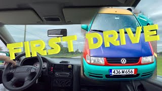 1996 VW Polo Harlekin First Drive and walk around