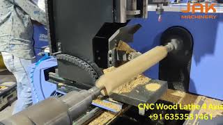 CNC wood 4 axis Lathe Machine  మరిన్ని వివరాల కోసం మాకు కాల్ చేయండి  : +91 6353531461