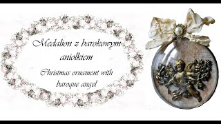 DIY Jak zrobić medalion z aniołkiem? #decoupage #Christmas #aniołek #angel #Bozenarodzenie #tutorial