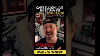 @Dellacoma with @carbellionmusic at Da Bar in West Allis, WI this Saturday 9/23 at 8PM!