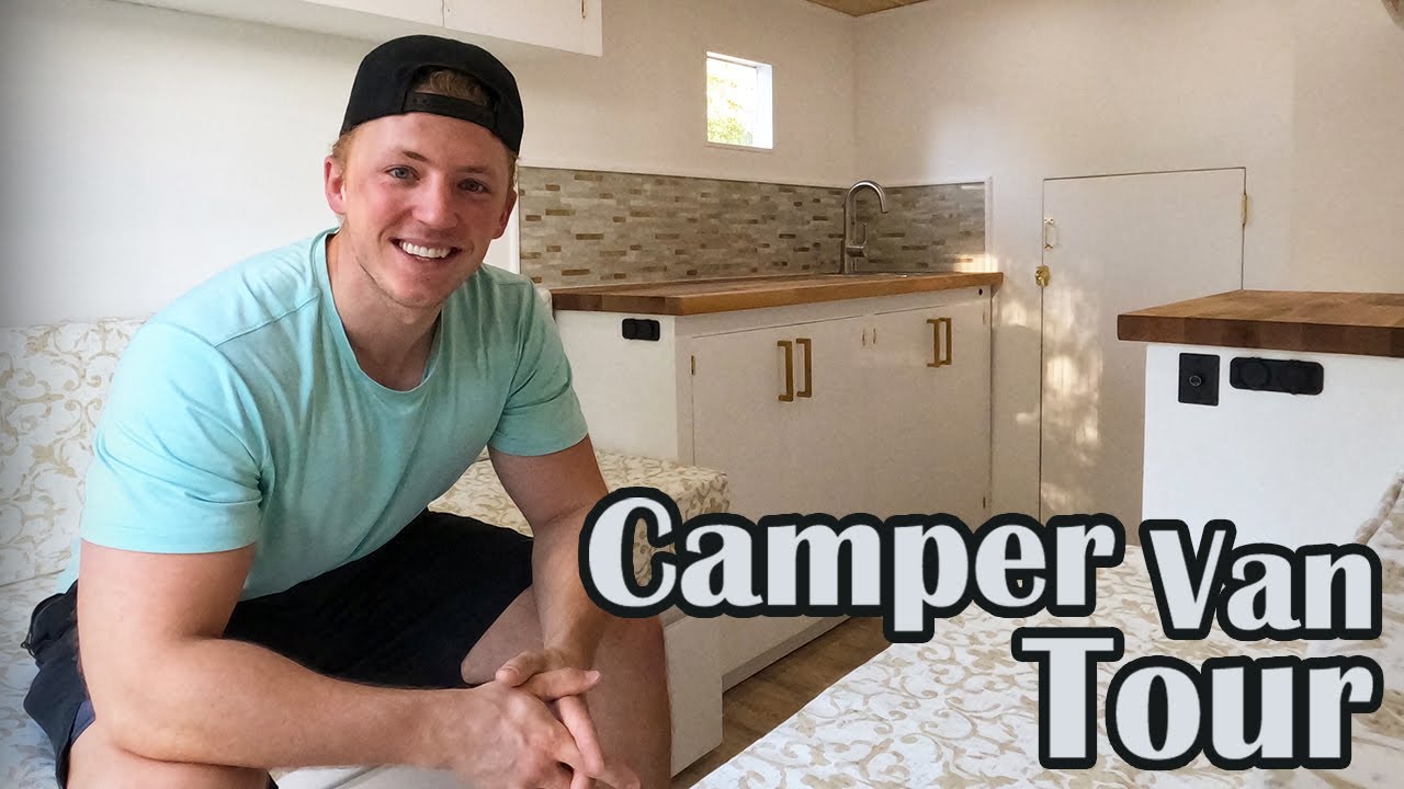 Beautiful Diy Box Truck Camper Conversion Walkthrough Tour Youtube