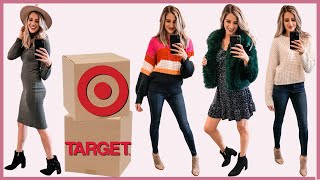 TARGET Winter Try On Haul | Sweaters, Dresses, Coats, \u0026 An Affordable Spanx Dupe!