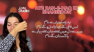 Aye Rah-E-Haq Ke Shaheedon | REACTION | Coke Studio