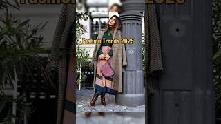 How to wear trending outfit 2025#fashiontrends #moda2025 #winterfashionideas #fashionstyle