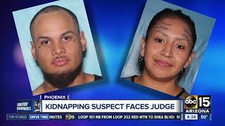 Kidnapping, shootings suspect faces judge in Maricopa County