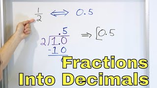 Understand Fractions as Decimals (Fractions into Decimals & Decimals into Fractions) - [6-2-1]