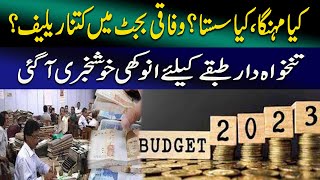 Federal Budget 2022-23 Big Announcement for the Salaried Class Economic Stability Kya Mehanga Sasta