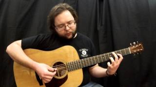 Acoustic Music Works Guitar Demo - Bourgeois Aged Tone Dreadnought, Adi, Mahogany