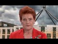 Pauline Hanson addresses being labelled a ‘racist’ in parliament by Fatima Payman