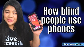 #Shorts How a Blind Person Uses a Smartphone - 2 Ways!