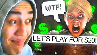 Acting Like a NEW PLAYER then MONEY MATCHING on Mortal Kombat 11!
