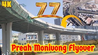 77 Days Left Preah Monivong Flyover