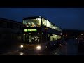 bvg doppelstockbusse 3154 und 3292 auf der linie 166 in berlin treptow