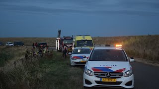 Ernstig ongeval met twee motorrijders bij Ouwerkerk