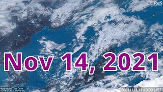 [ひまわり8号]2021年11月14日ひまわり画像ふりかえり（日本域） / CEReS, Chiba University