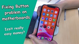 Fixing Button Circuit Failures on iPhone Motherboards【CASES】