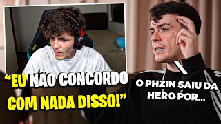 MOTIVO da *SAÍDA* do PHZIN da HERO BASE REVELADO - Suetam reage