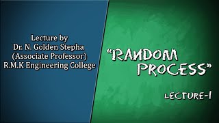 Random Process - Lecture 1