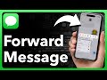 How To Forward Text Message On iPhone