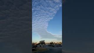 Amazing Cirrus Clouds Formation ⛅️ #travelnurselife #shorts