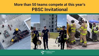 More than 50 teams of first responders braved the heat to compete at Palm Beach State's Invitational