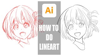 Get Good at Anime Lineart - Chisato / Adobe Illustrator