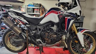 Honda CRF 1000 Africa Twin, rozrząd, zawieszenie, zawory. Duży przegląd po 100 tyś km.