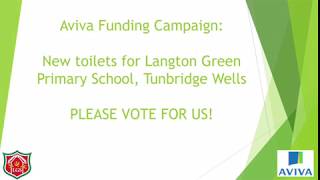 Langton Green Primary School Submission for Aviva Community Fund 2017