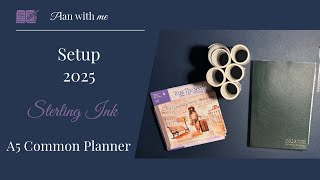 Plan with me / Setup Sterling Ink Common Planner 2025