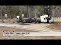 multiple tractor trailers involved in crash at laurens co. rest area