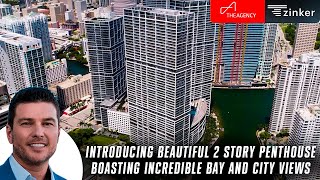 Introducing beautiful 2 story Penthouse boasting incredible bay and city views in Icon Brickell.