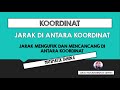 MATEMATIK TAHUN 6 - KOORDINAT - Jarak Mengufuk dan Mencancang Di Antara Koordinat