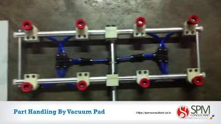 Part Handling By Vacuum Pad - Special Purpose Machine, Industrial Automation - SPM Consultant