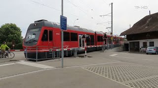 Railroad Crossing - Aarwangen (CH) - Bahnübergang Scheurhofstrasse , Passage à niveau #crossing