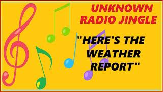 UNKNOWN RADIO JINGLE - \