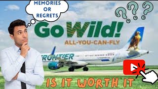 Frontier Airlines Pros and Cons Go Wild Unlimited Pass